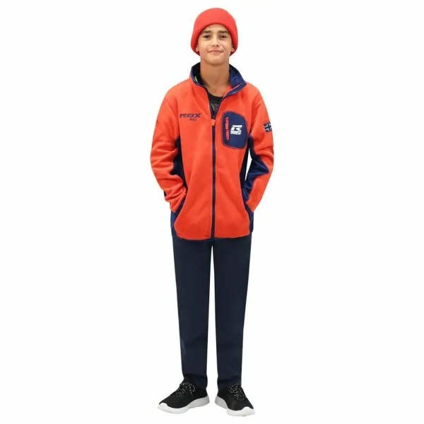Fleece Lining Rox R-Aircraft Red Orange Children's 12 Years